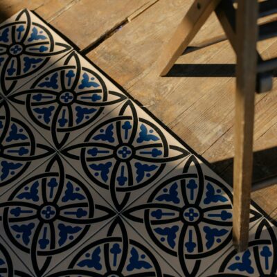 A Close-Up Shot of Tiles and Hardwood Flooring
